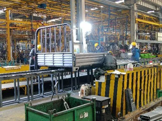 Cargo body welding line